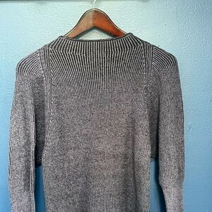 Elegant Cowl Neck Sweater - Deep Blue